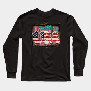 Small Town USA Patriotic 4th of July Long Sleeve T-Shirt